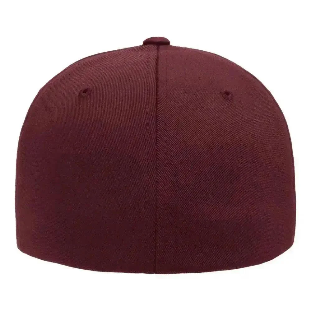 Orange Flexfit Wooly Combed Baseball Cap Statement Athletic – Bild 8