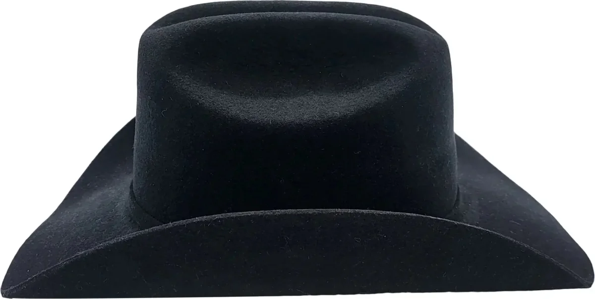 Brown Handmade Wool Felt Cowboy Hat Western Wide Brim – Bild 5
