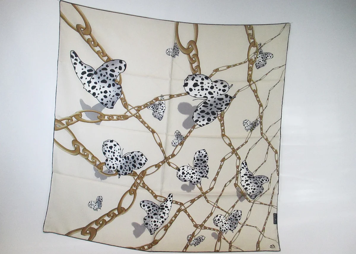 Seidentuch Dalmatiener – Schmetterlinge