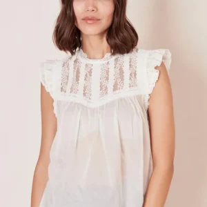 Trachtenbluse Donna ecru