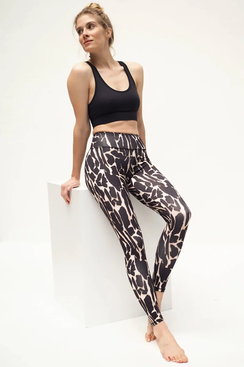 Yoga-Leggings Ganga 7/8 - wild skin – Bild 3