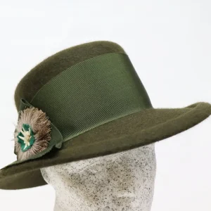 Trachtenhut oliv Stichelhaar